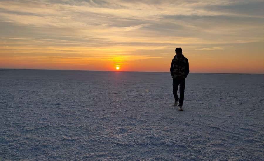 Sunrise at Rann of Kutch