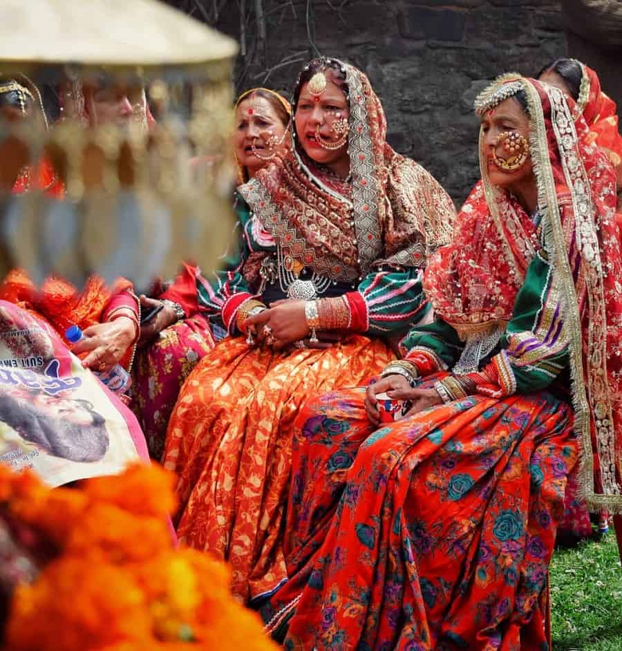 Gaddi tribal women at Suhi fair of Chamba