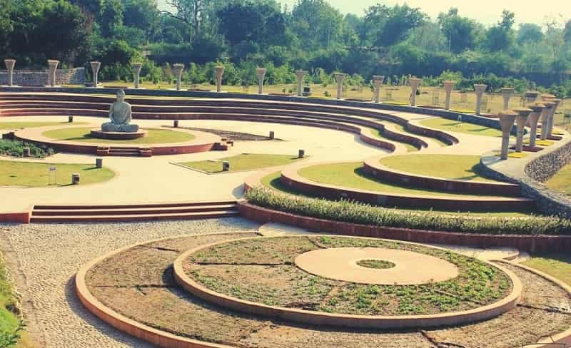 Buddha Garden in Sukhna Lake