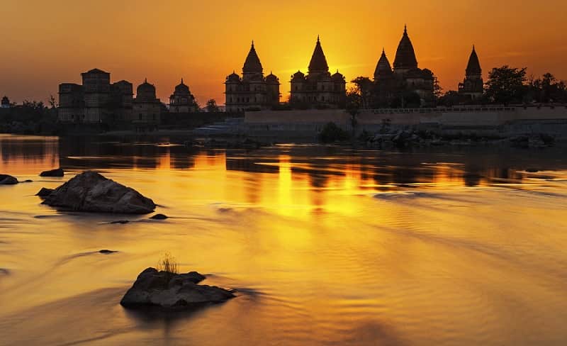 Sunset at Betwa river