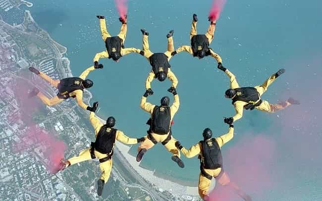 Skydiving