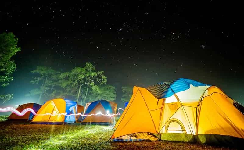 Camping in Nandi Hills