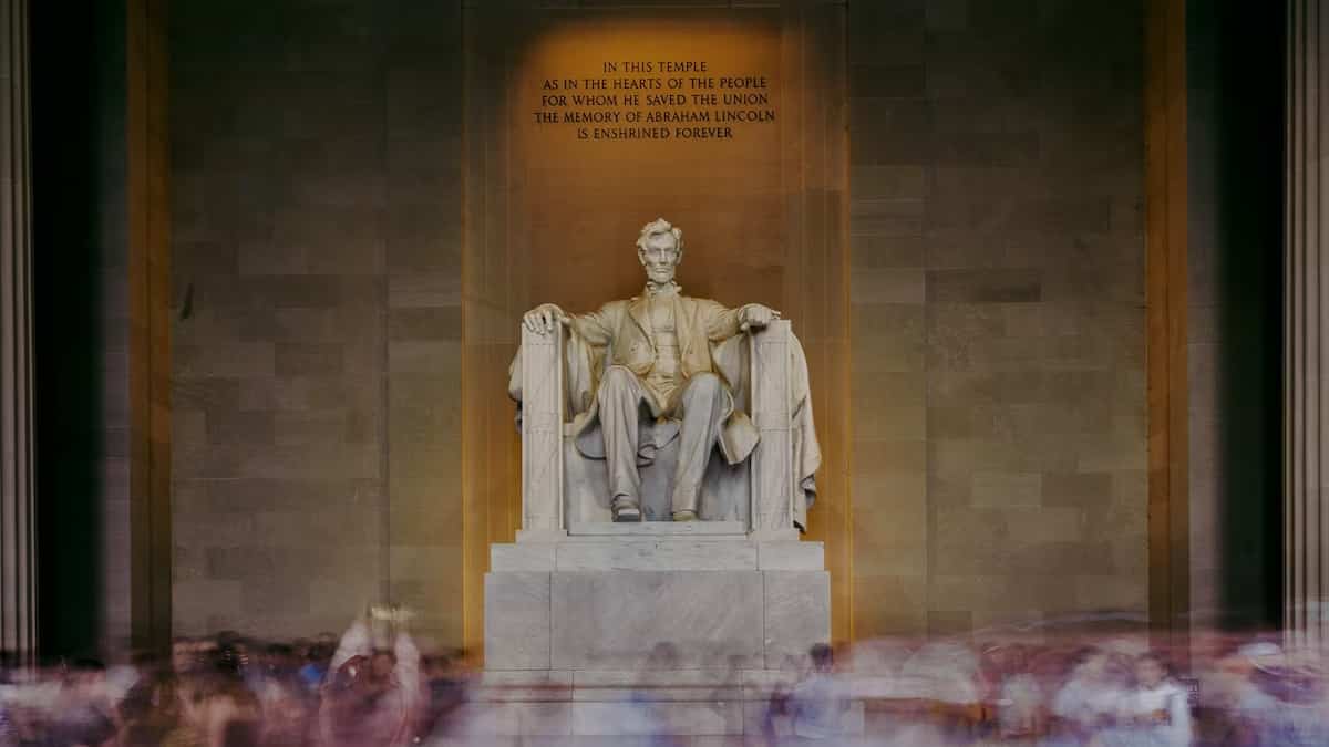 Abraham Lincoln Statue in Washington DC